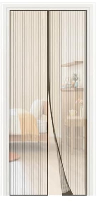 Magnetisch Anti-Muggengordijn voor Deuren - Ideaal voor Balkon en Terras (90 x 210 cm)
