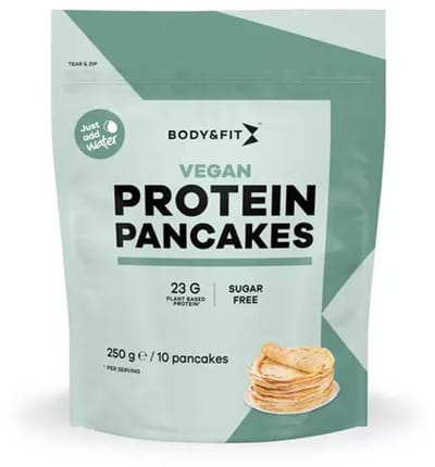 Body & Fit Vegan Protein Pancakes - Eiwitpannenkoeken - Vegetarische Pannenkoeken - Pannenkoekenmix - 250 gram (10 pannenkoeken)