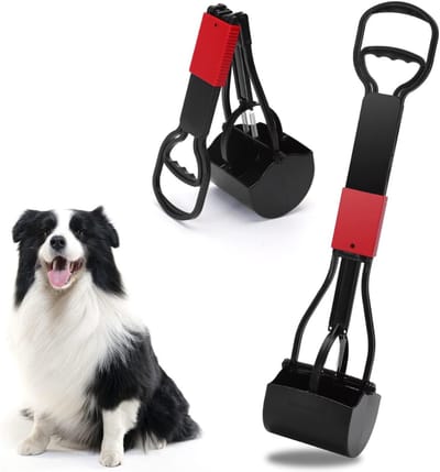 TIM® Hondenpoepschep - Honden - Hondenpoepzakjes - Zwart - 33cm x 16cm x 14cm