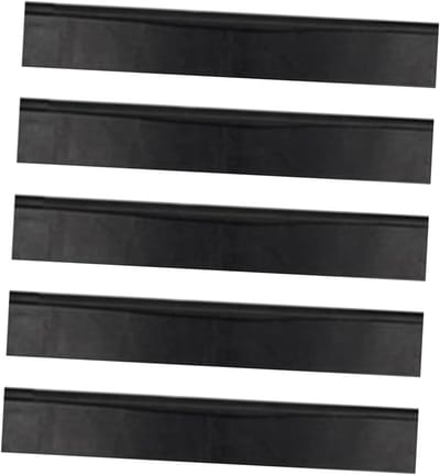 Vervangende Rubber Strips - Wisser Navullingen - Glas Reinigen - Hoge Duurzaamheid - 5-pack 35 Cm - Zwart