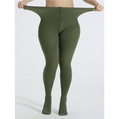 Grote Maten Hoge Taille Stretch Panty's & Kousen Voor Vrouwen - Comfortabel En Stijlvol, Omarm Je Schoonheid L-XL black