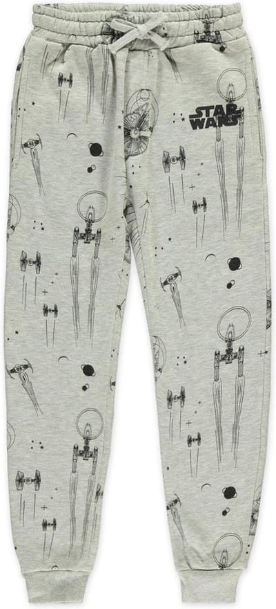 Disney Star Wars - Space Vehicles Kinder joggingbroek - Kids 146 - Grijs