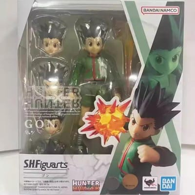 Hunter X Hunter Shfiguarts Actiefiguur Gon Freecss Killua Zoldyck Verzamelfiguur Bureauornament Cadeau Voor Anime Fans black