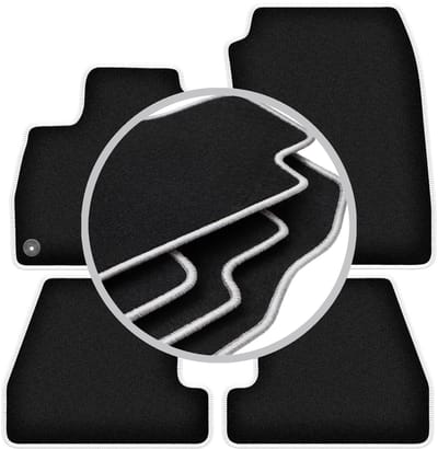 CARLUX-SILVER automatten voor: Ford Focus MK3 hatchback, sedan, stationwagen (2010-2018)