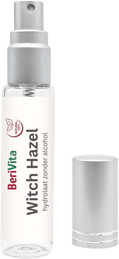 Witch Hazel 10ml Spray - Puur - Zonder Alcohol - Hamameliswater, Toverhazelaar - Zuiverende Natuurlijke Toner