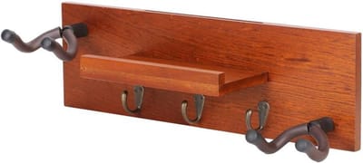 Gitaar Wandbeugel - Instrumenten Houder - Veilig Ophangen - Duurzaam Hout - Tot 10kg - Houtkleur