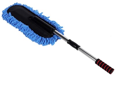 Allecto - Auto Duster - Krassenvrije Borstel - Uittrekbare Handgreep - Voor Interieur en Exterieur - Effectieve Reiniging - Geschikt voor alle voer...