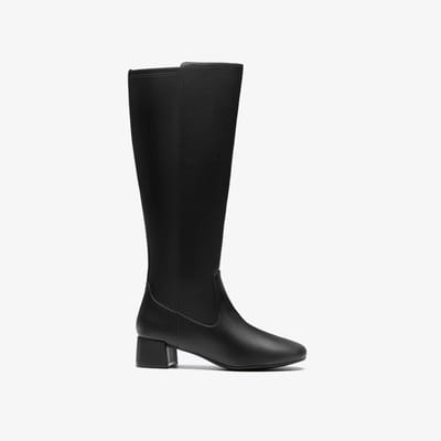 Iridessa Glow Black Leather Laarzen