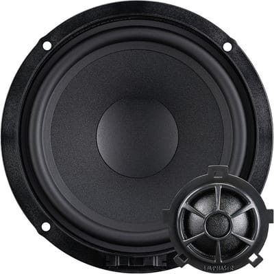 Emphaser EM-VWFX155 - Autospeakers - Pasklare speakers VW, Volkswagen, Seat, Skoda - Custom fit luidsprekers - 16cm 2 weg composet - 80 Watt RMS