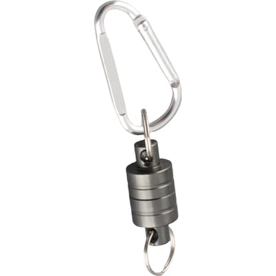 Magneetgesp Vliegvissen Magnetische Nethouder Clip Hangende Houder Lanyard Clip Gunmetal Single Buckle white