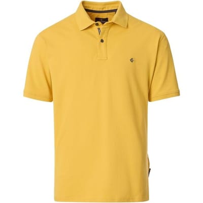 CASAMODA Polo Stretch Mustard Geel - Maat XXL - Heren