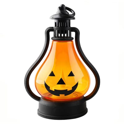 Halloween Pompoen Lantaarn Mini Bar Tafel Bureau Decoratieve Kaars Hangende Lantaarn black