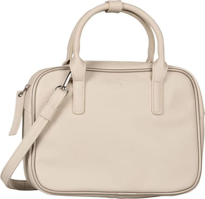 TOM TAILOR Schoudertas Handtas Alessa Bowling Bag Beige