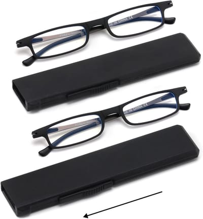 Ultradunne Opvouwbare Leesbril met Blauwlichtfilter voor Heren en Dames