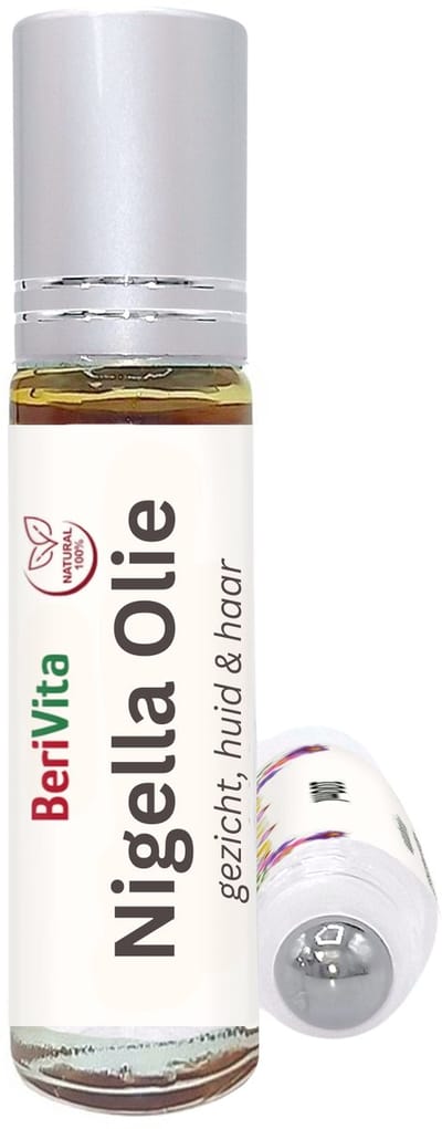 Nigella Olie Puur - Zwartzaad Olie, Black Seed Oil - Rollerfles 10ml