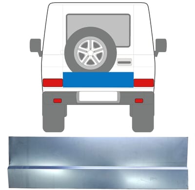 Reparatie plaatwerk achterste deuren voor Mercedes G-Class W460 W461 W463 1979-