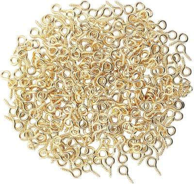 300 stuks schroefogen, kleine mini-oogschroeven, oogschroeven, schroefogen, sieraden, mini-eye-pins, roestvrij staal, kleine oogstiften, oogschroeven, voor het maken van hangers, kralen, sieraden