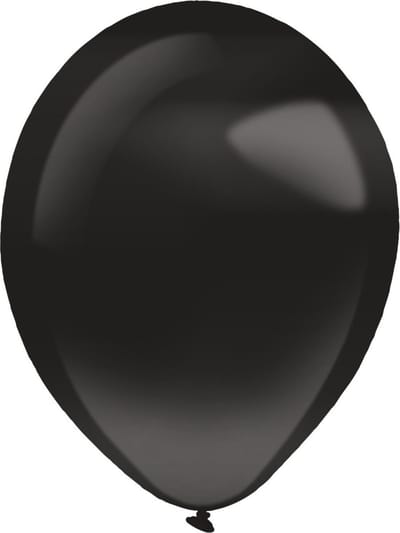 Amscan Ballonnen Pearl 12 Cm Latex Zwart 100 Stuks