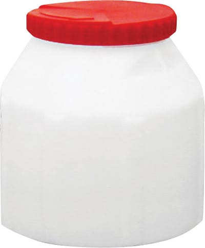 Waterdichte Opbergton - Waterkluis - Water- en Luchtdicht - Wit/Rood - 8 Liter