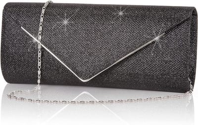 Dames Envelop Tas met Pailletten in Glanzend Zilver - Mode Accessoire voor Avonduitjes en Feestjes