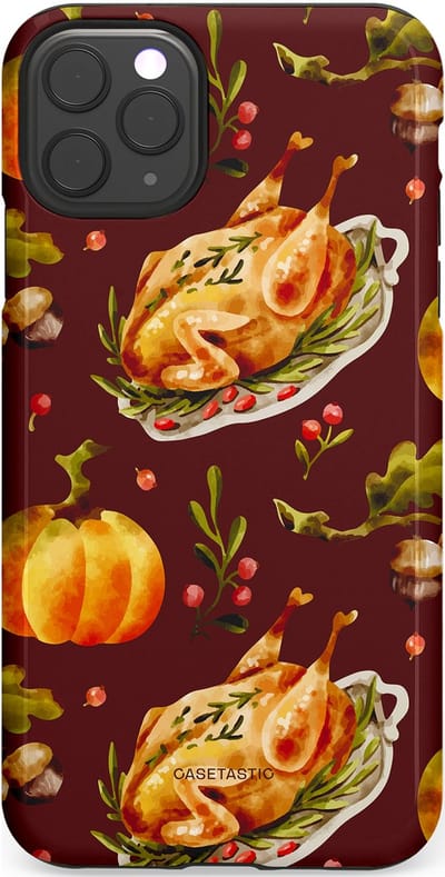 Casetastic Hoesje Geschikt voor Apple iPhone 11 Pro Max - Stijlvolle Beschermende Duo-layer Case - Overvloed