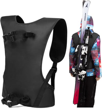 FEROCITY - Snowboardhoes 170 cm - Waterdicht polyester - Draaggreep - Bescherm je winteruitrusting - Zwart
