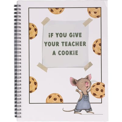 Cartoon Gift Book If You Give Your Teacher A Cookie Innovative and Thoughtful Appreciation Craft white