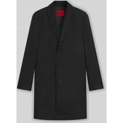 Regular fit lange wollen jas van twill, model 'MALTE2541'