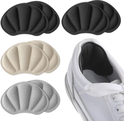 4 paar hielkussentjes, zelfklevende hielgrepen, schoenpads voor te grote losse schoenen, antislip hielkussentjes, vulstof, anti-blaar voetverzorgingsbeschermers voor dames en heren