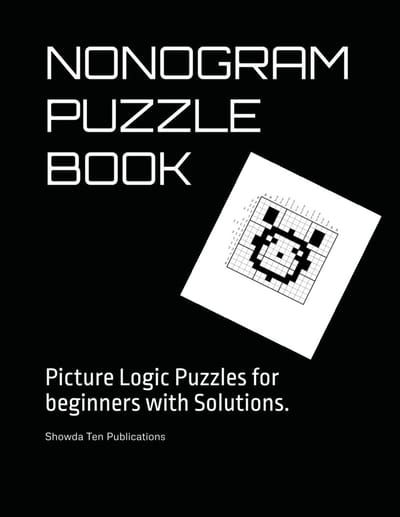 Nonogram Puzzelboek voor Beginners: Logische Prentpuzzels met Oplossingen (Picross & Griddlers)