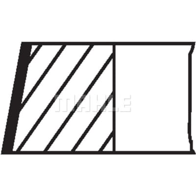 Zuigerveren set MAHLE 034 75 N3