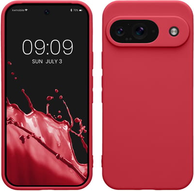 kwmobile telefoonhoesje geschikt voor Google Pixel 9 - Hoesje voor smartphone - Precisie camera uitsnede - In mat fuchsia