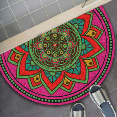 Entree Deur Vloermat Draadring Schoenenruimte Stofverwijdering Voetmat Amerikaanse Stijl Entree Deurmat Vuilbestendig Slijtvast Antislip Mat 40 * 60Cm black