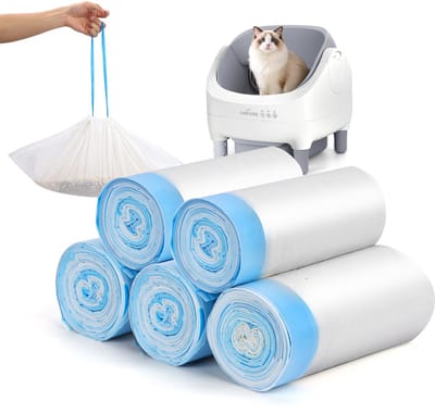 Nobleza Kattenbakzakken - voor Nobleza SL03 Automatische Kattenbak - 5 rollen - 20 stuks Per Rol
