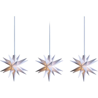 STERNTALER LED lichtketting met babysterren, 3-lamps, wit