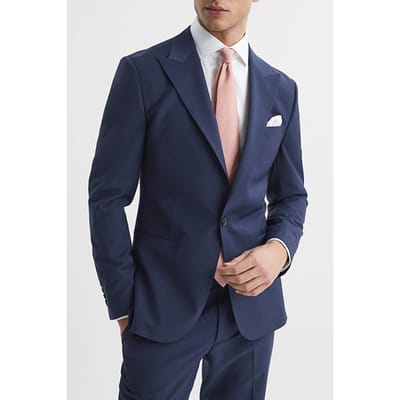 Reiss Wish-sb Blazer Blue Blazer Size: 38 | Blazers Outlet | Heren | Blauw