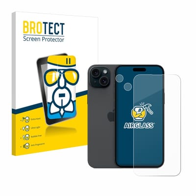 Screenprotector voor Apple iPhone 15 Plus (Voor+Camera) Beschermglas transparant
