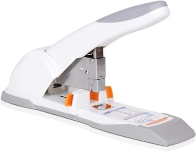 Handmatige Nietmachine - Kantoor Nietapparaat - Documenten Binden - Platgebonden Nietjes - 36 cm - Wit