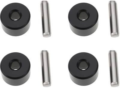 Dailygoods- Stofzuigerwielen 4 stuks - Compatibel met Dreame H11S/H11 MAX/VWV8/H12/H12 Pro/HHR25A - Kunststof - Eenvoudige vervanging - Ondersteunt soepele beweging - Stofzuigerwiel