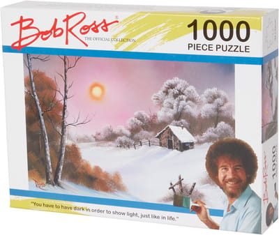 Bob Ross - Puzzel met 1000 Stukjes - Landschap/Gebergte - Volwassenen - Hobby - Geduld