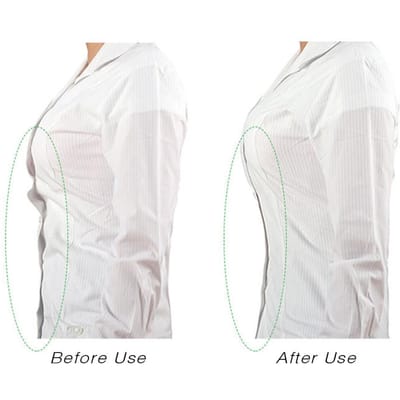Ruban adhésif Double face pour le corps, bande transparente pour soutien-gorge, adhésif médical, col en V white