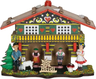 Weerhuisje Houten Weerstation met Man en Vrouw voor Binnen / Buiten