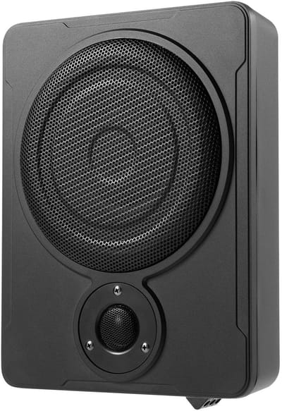 DIMICO - Subwoofer auto met versterker - Subwoofers onder stoel - Zwart - Car audio luidspreker - 200W - Bass speaker - 30-100hZ