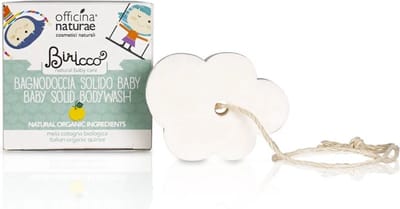 Solid Body Wash - Baby zeepje Biricco 50 g - Biologisch - Plasticvrij - Made in Italy