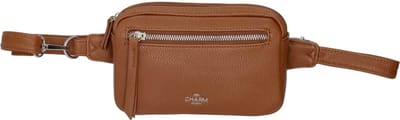 Charm London Stratford Heuptas Dames - Buiktas voor Dames - Crossbodytas van Imitatieleder - Middenbruin