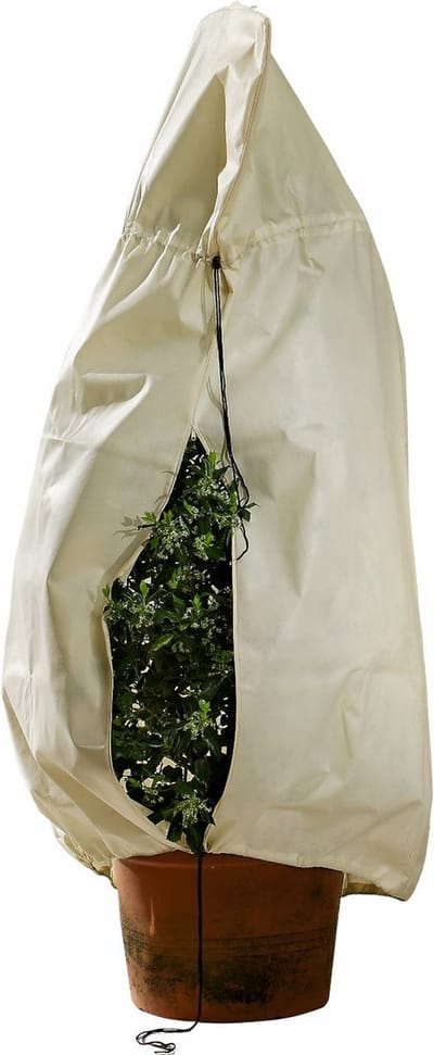 Plantenhoes 180×120 cm – Tropictrees Winterhoes Vliesdoek met Ritssluiting – Duurzaam & UV-doorlatend – Vorstbescherming voor Buitenplanten