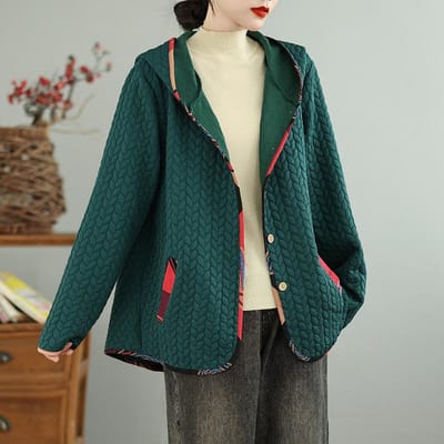 Dames Grote Maten Nieuwe Herfst Hoodies Oversized Jas Casual Jas Mode Lange Mouw Vintage Losse Tops 3XL groen