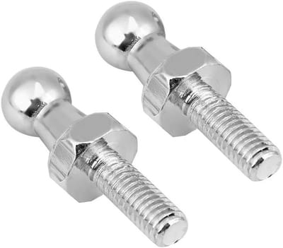 Gasveerbeugel Set van 2 - M6 Kit met Bolstud en Dots voor Gasveren en Motorkappen