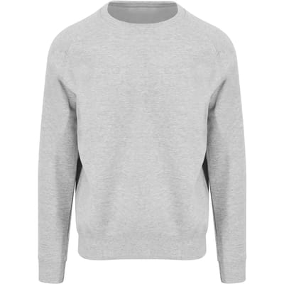 Just Hoods - Graduate Heavyweight Sweat - Heather Grey maat 3XL