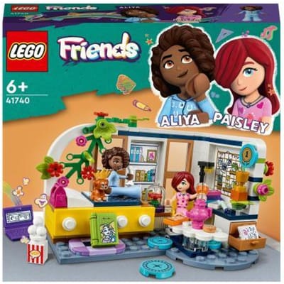 LEGO Friends Aliya's kamer, Reisspeelgoed met Minipoppetjes en Speelgoedhuisdier - 41740